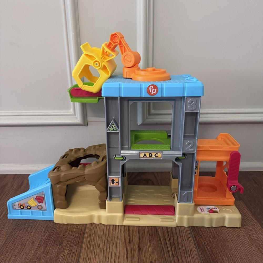 Fisher-Price Little‎ People Load Up 'n Learn Construction Site Playset, Working